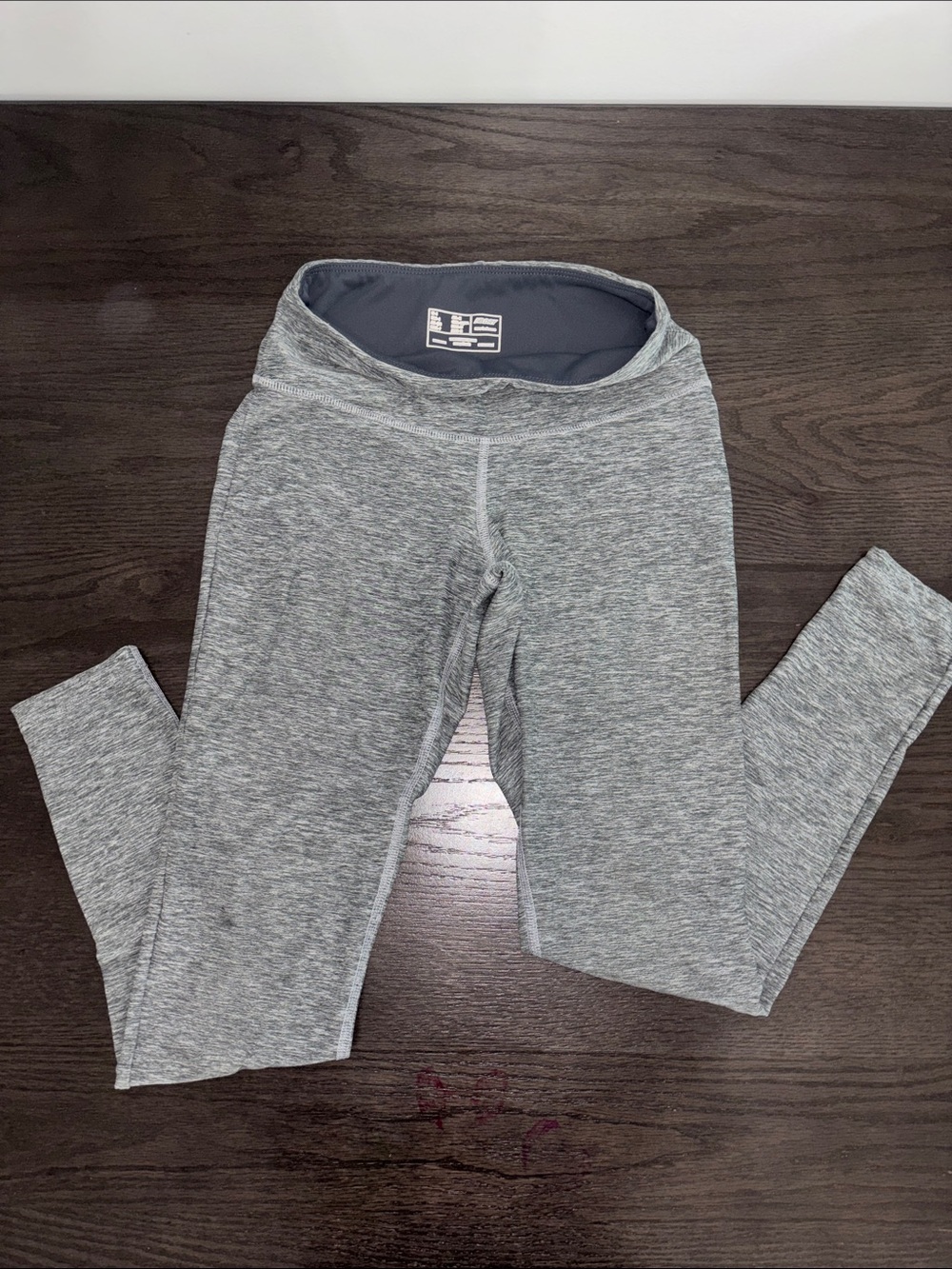 New Balance Gray Heather Athletic Leggings